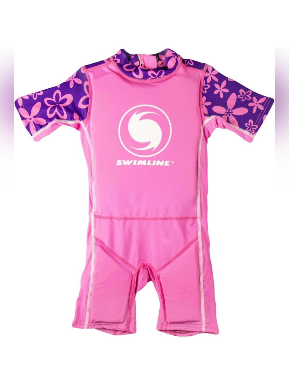 NWOT SWIMLINE Buoyant Zip-Up Swim Trainer Floating Life Jacket, Large 40-55 lbs